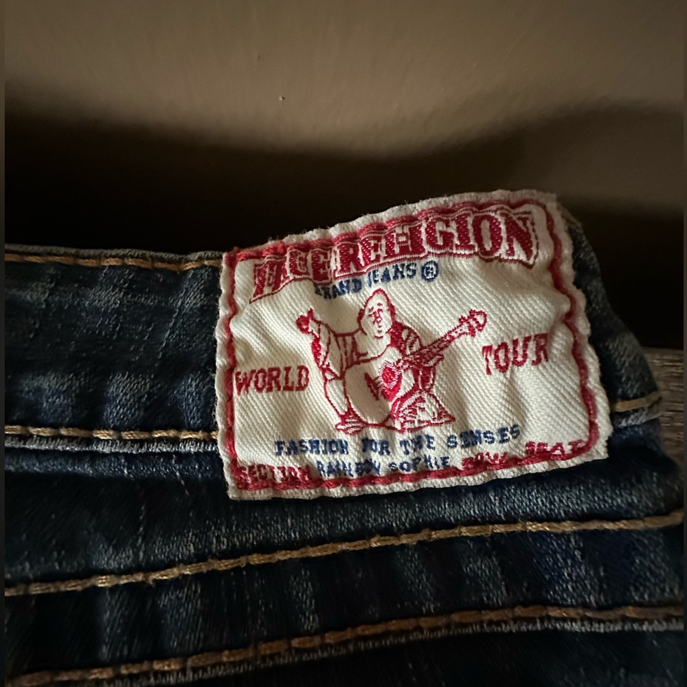 True Religion Rainbow Sophie Jean Shorts - Size 26 - Picture 4 of 6